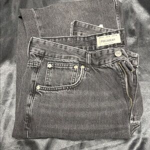 Pull&Bear Dark Gray Denim Jeans